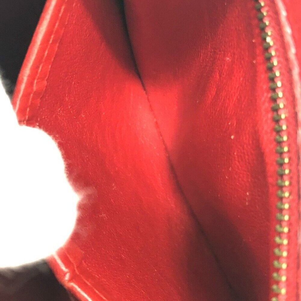 CELINE Mini tote Bag Hand Bag Leather Red - Picture 7 of 12